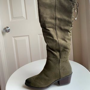 TWO Over the Knee Boots